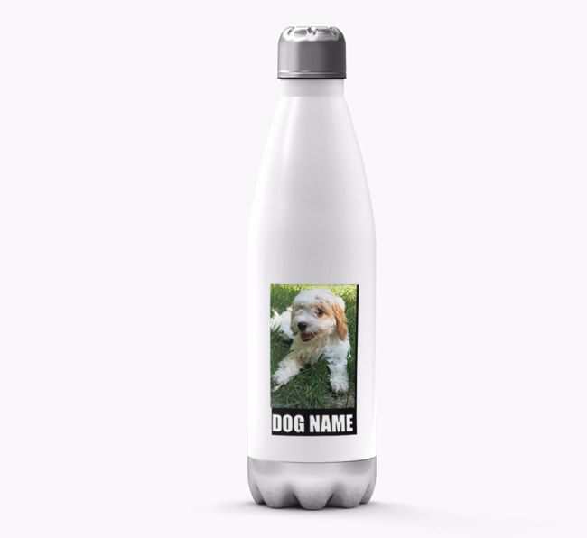 'Best Dog in the World'- Personalized Photo Upload {breedFullName} Water Bottle